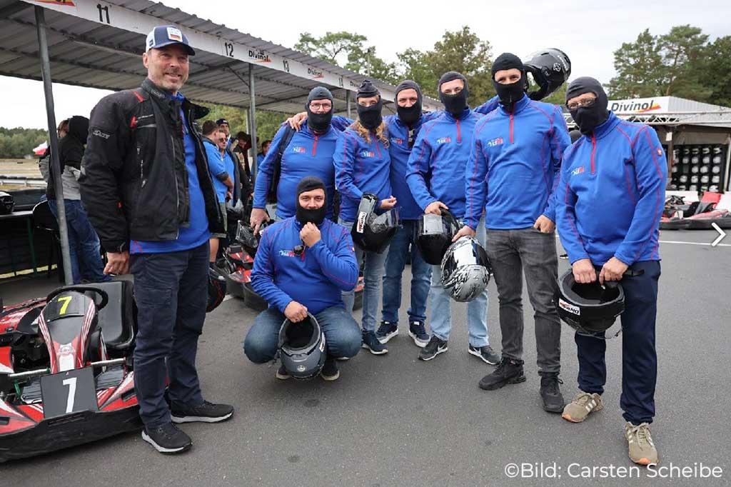 Kart fahren im Team